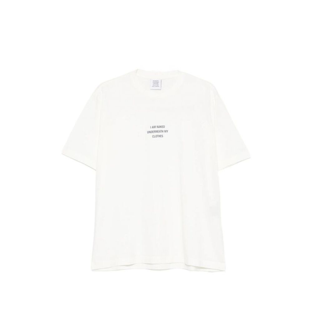 Vetements White T-Shirts & Vests - T-Shirts Men